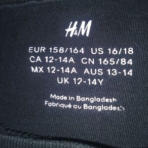 H&M Black Shirt Size Large